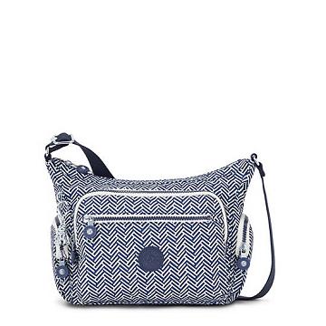 Kipling Gabbie Small Printed Çapraz Askılı Çanta Gri | TR 2069OK